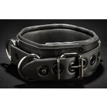 Mr. S Leather Mr. S Leather - Neoprene Locking Bondage Collar - Black