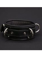 Mr. S Leather Mr. S Leather - Fetters Locking Bondage Collar - Black -Med