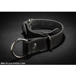 Mr. S Leather Mr. S Leather - Leather Quick-Pull Choke Collar - Black - One Size
