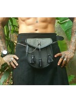 Butcher Apparel Sporran-Leather Pouch with Tassels