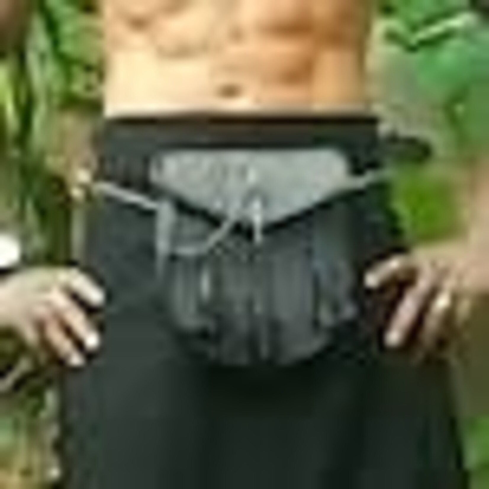 Butcher Apparel Sporran-Leather Pouch with Tassels