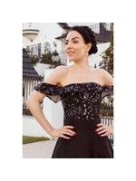Corset Story Cotton Astronomy Corset Top w/ Sleeve US10