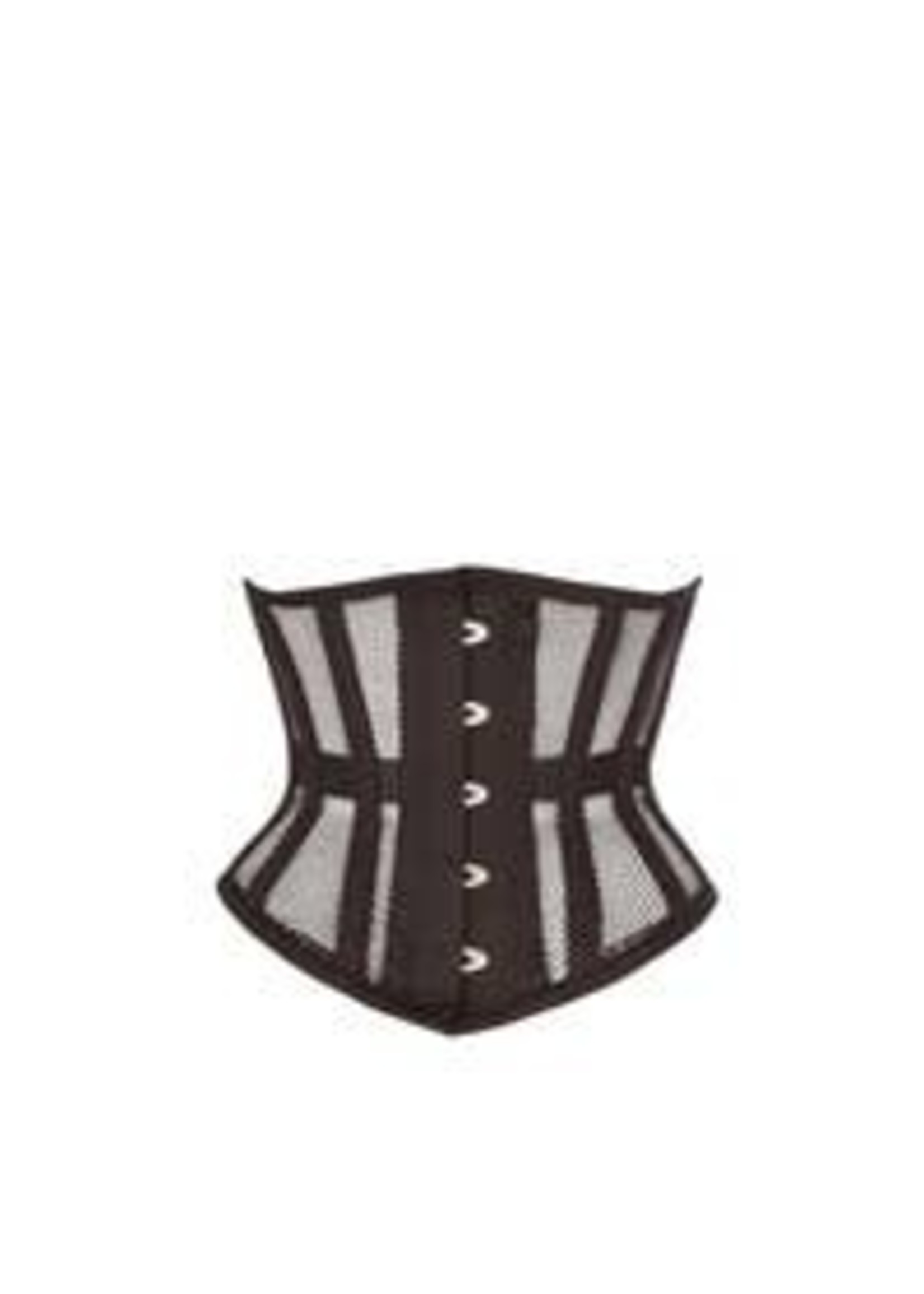 Corset Story Black Mesh Waspie Underbust