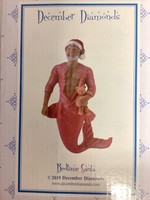 December Diamonds Bedtime Santa - Merman Ornament