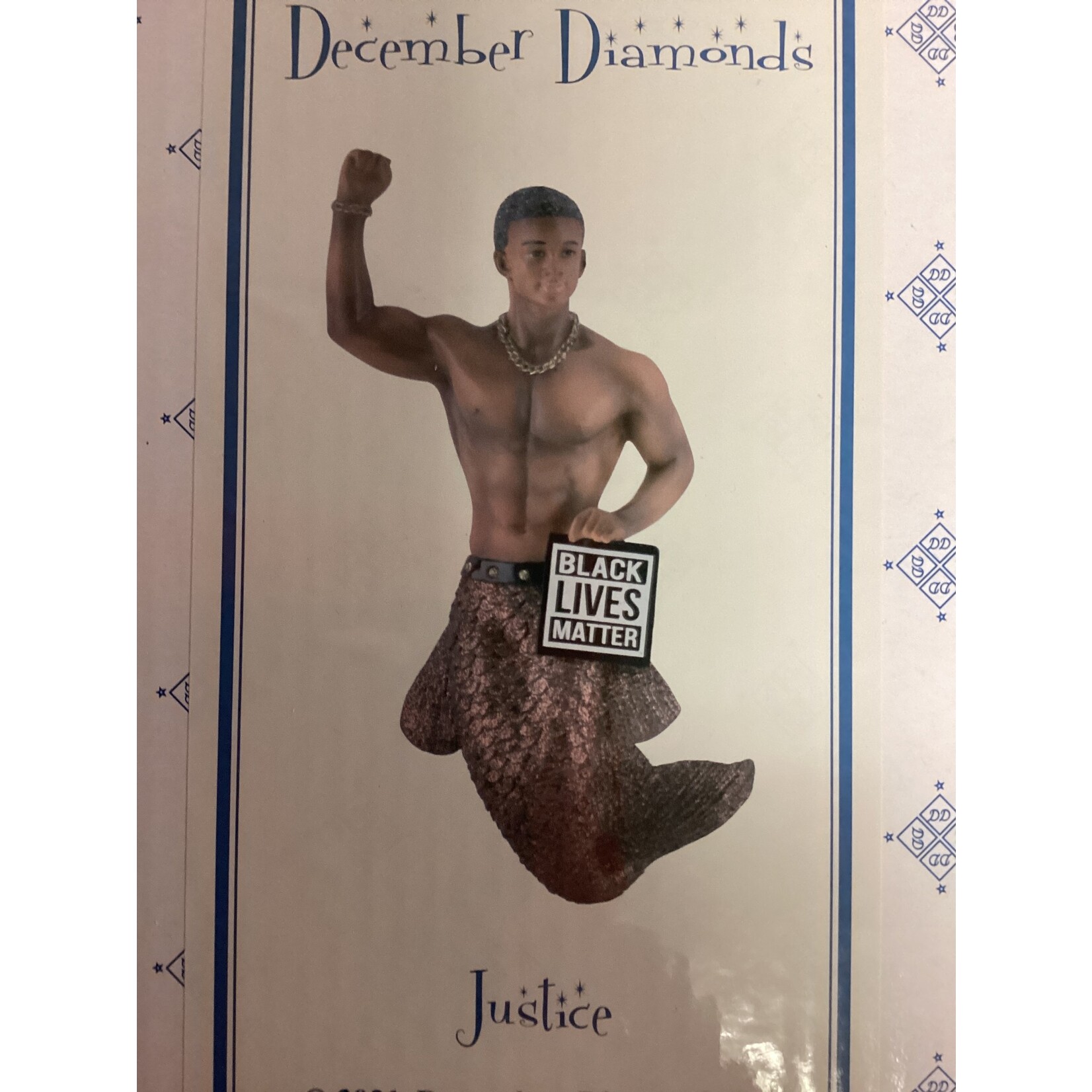 December Diamonds Justice - Merman Ornament