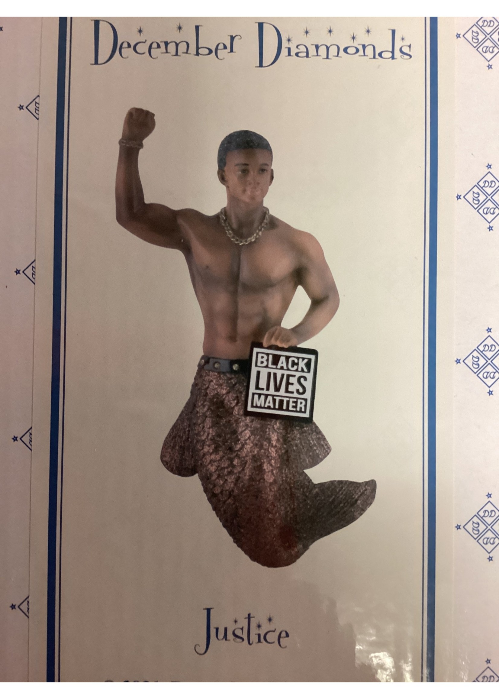 December Diamonds Justice - Merman Ornament