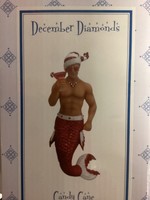 December Diamonds Candy Cane - Merman Ornament