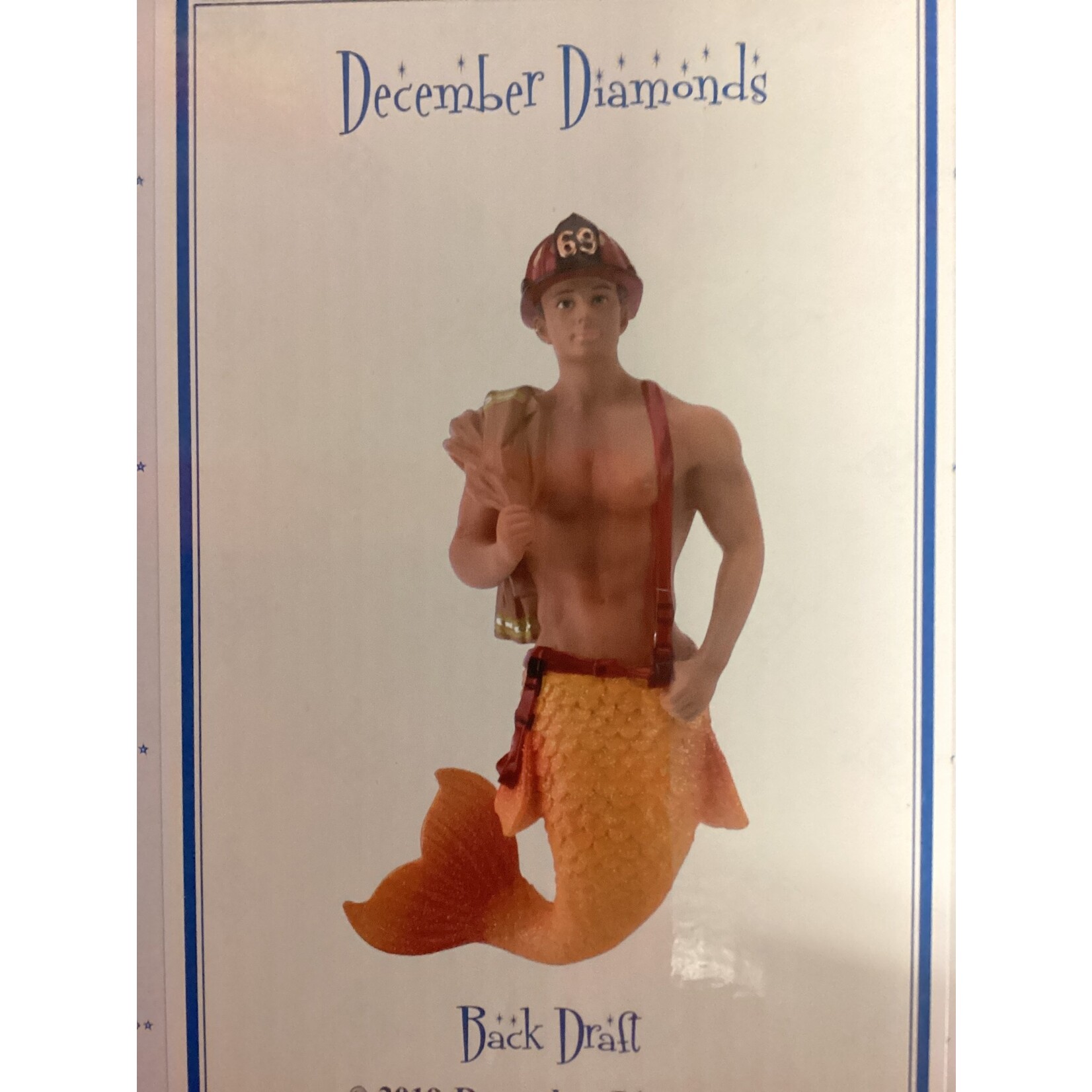 December Diamonds Back Draft - Merman Ornament