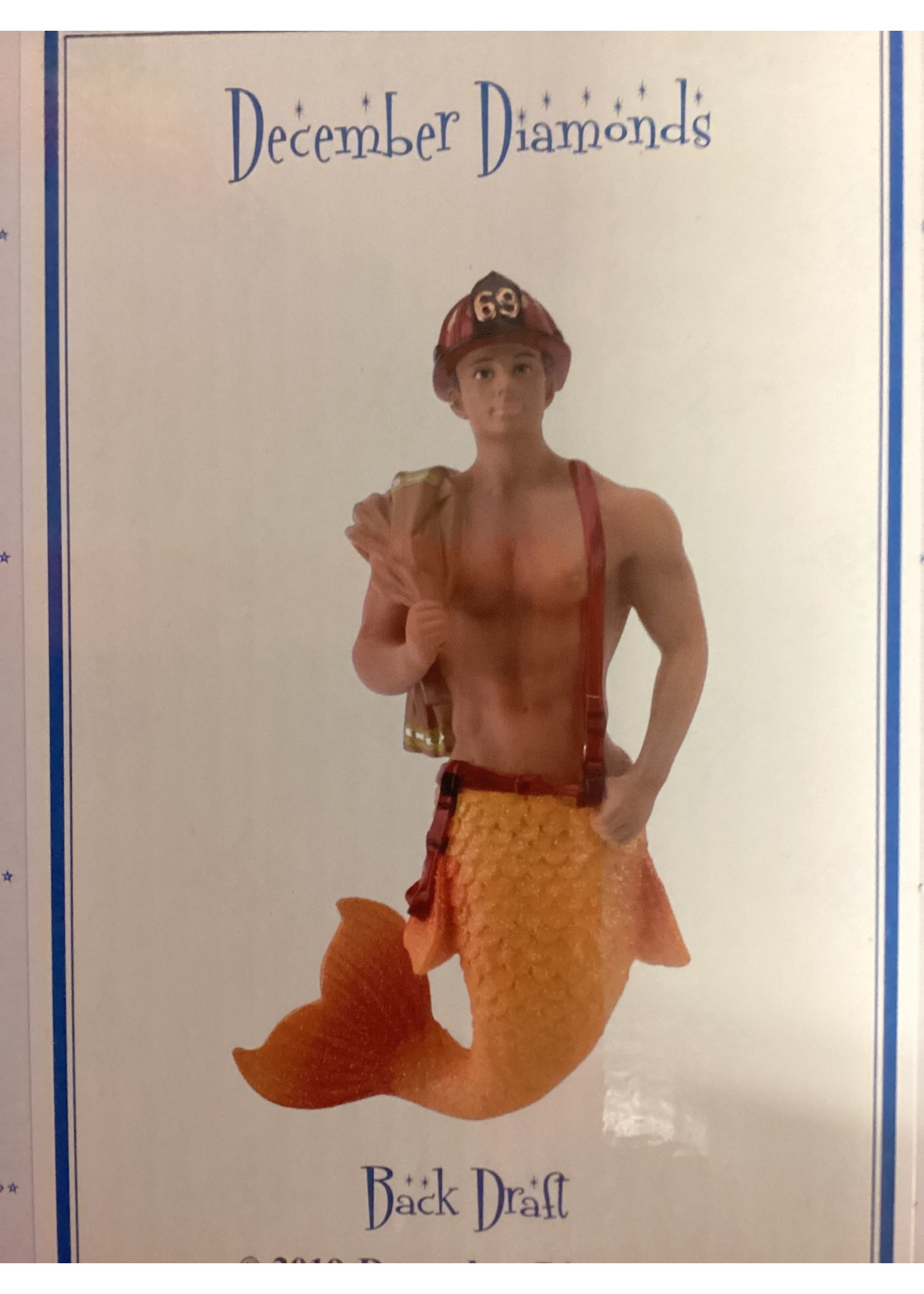 December Diamonds Back Draft - Merman Ornament