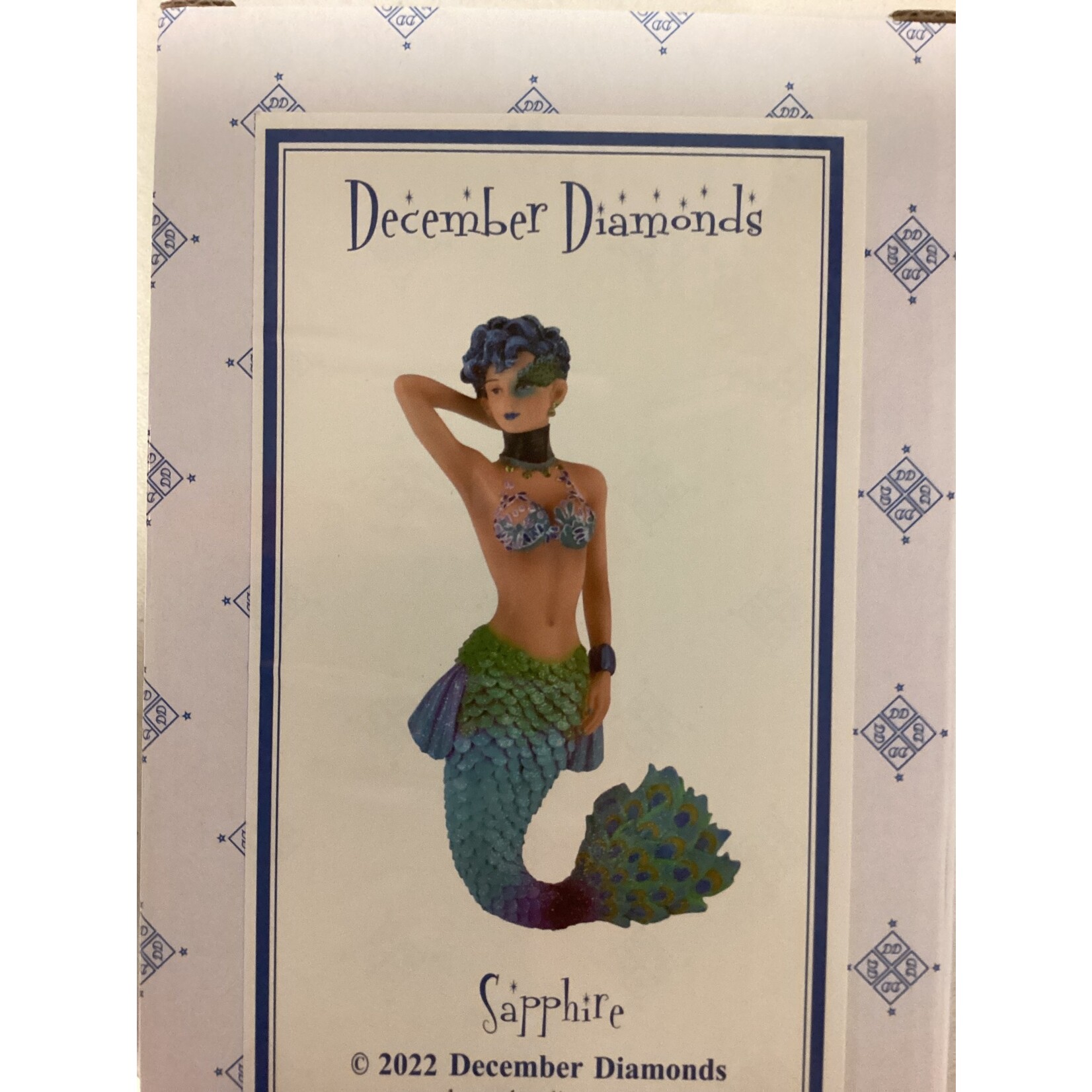 December Diamonds Sapphire - Mermaid Ornament