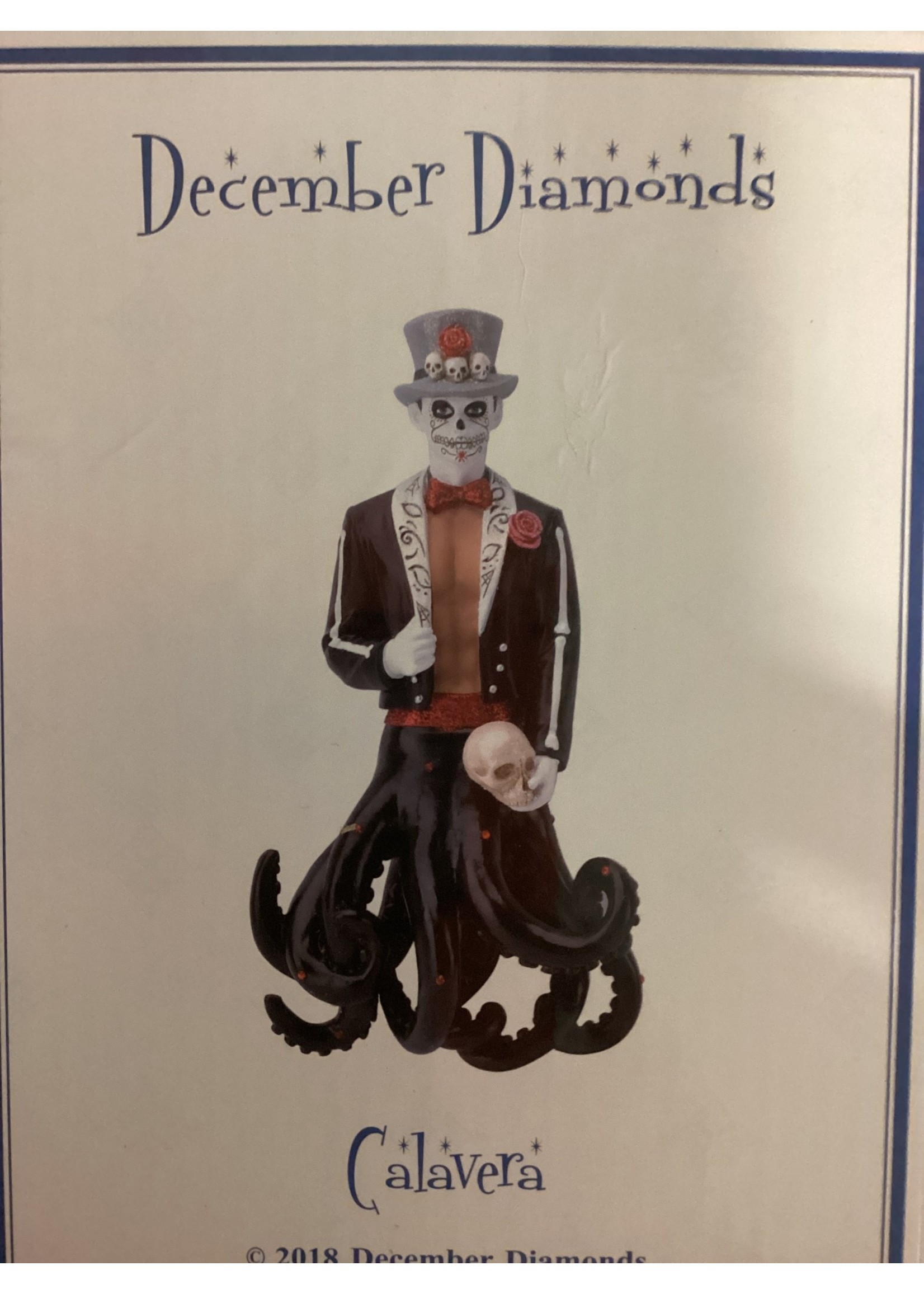 December Diamonds Calavera - Merman Ornament