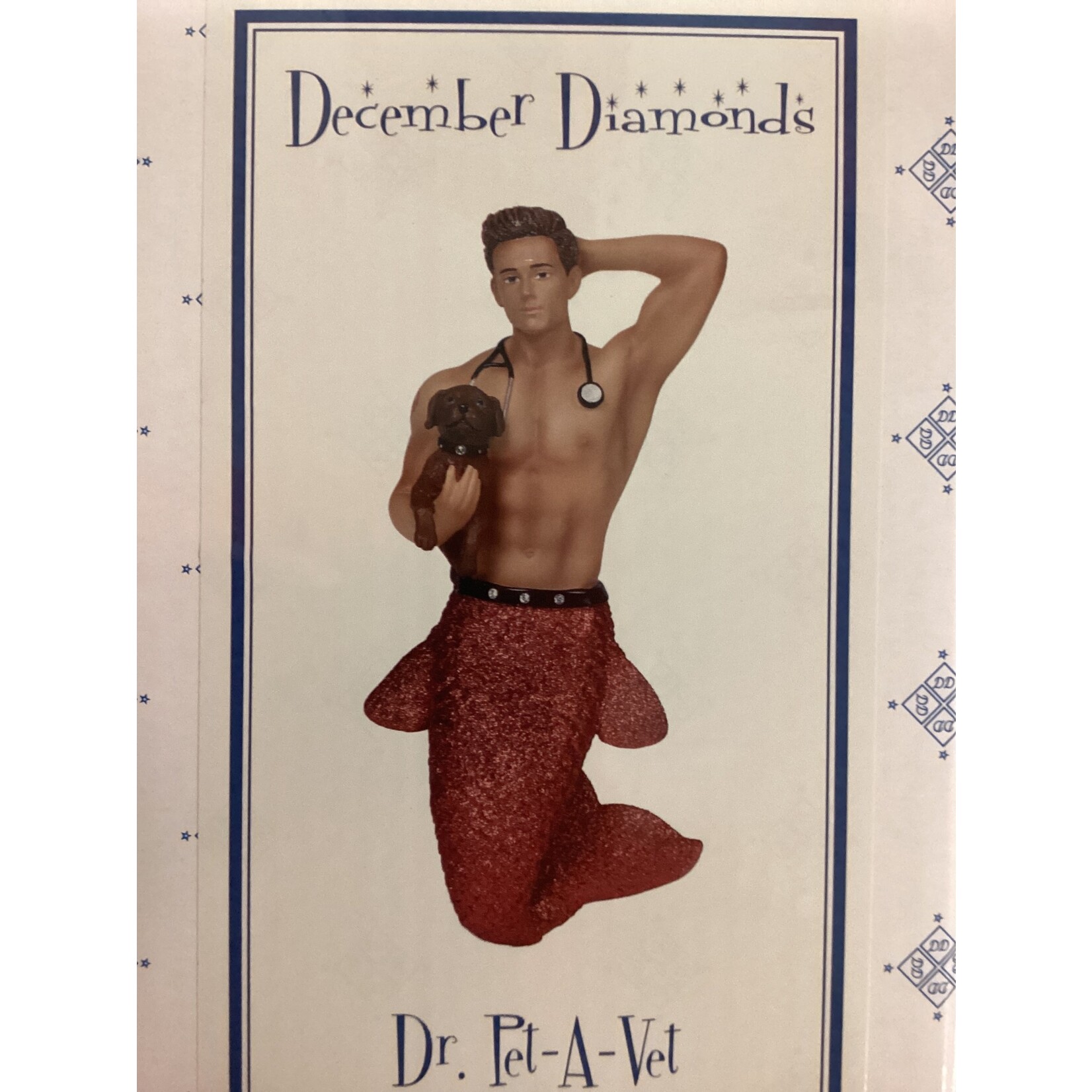 December Diamonds Dr Pet-A-Vet - Merman Ornament