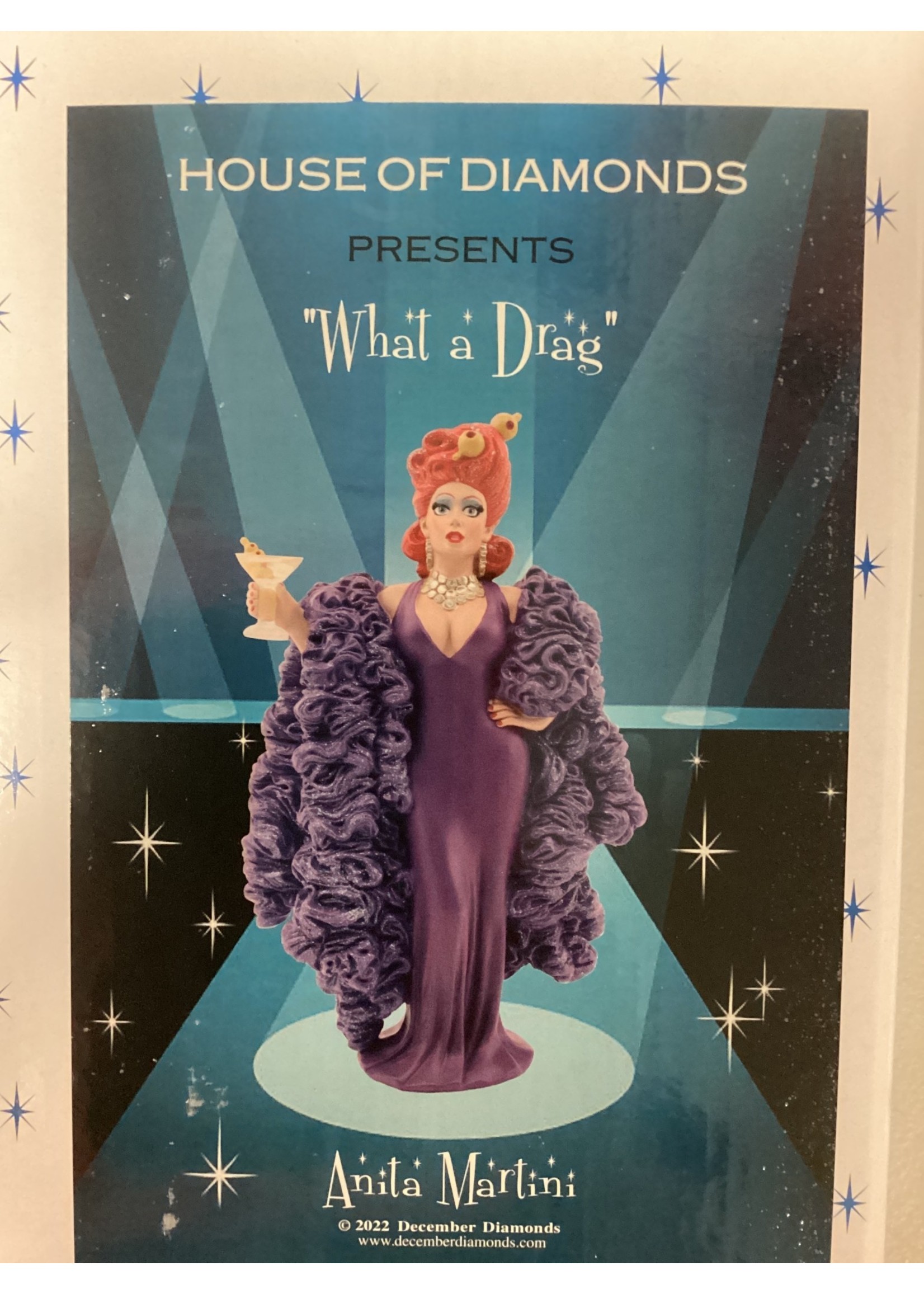 December Diamonds Anita Martini - What a Drag Ornament