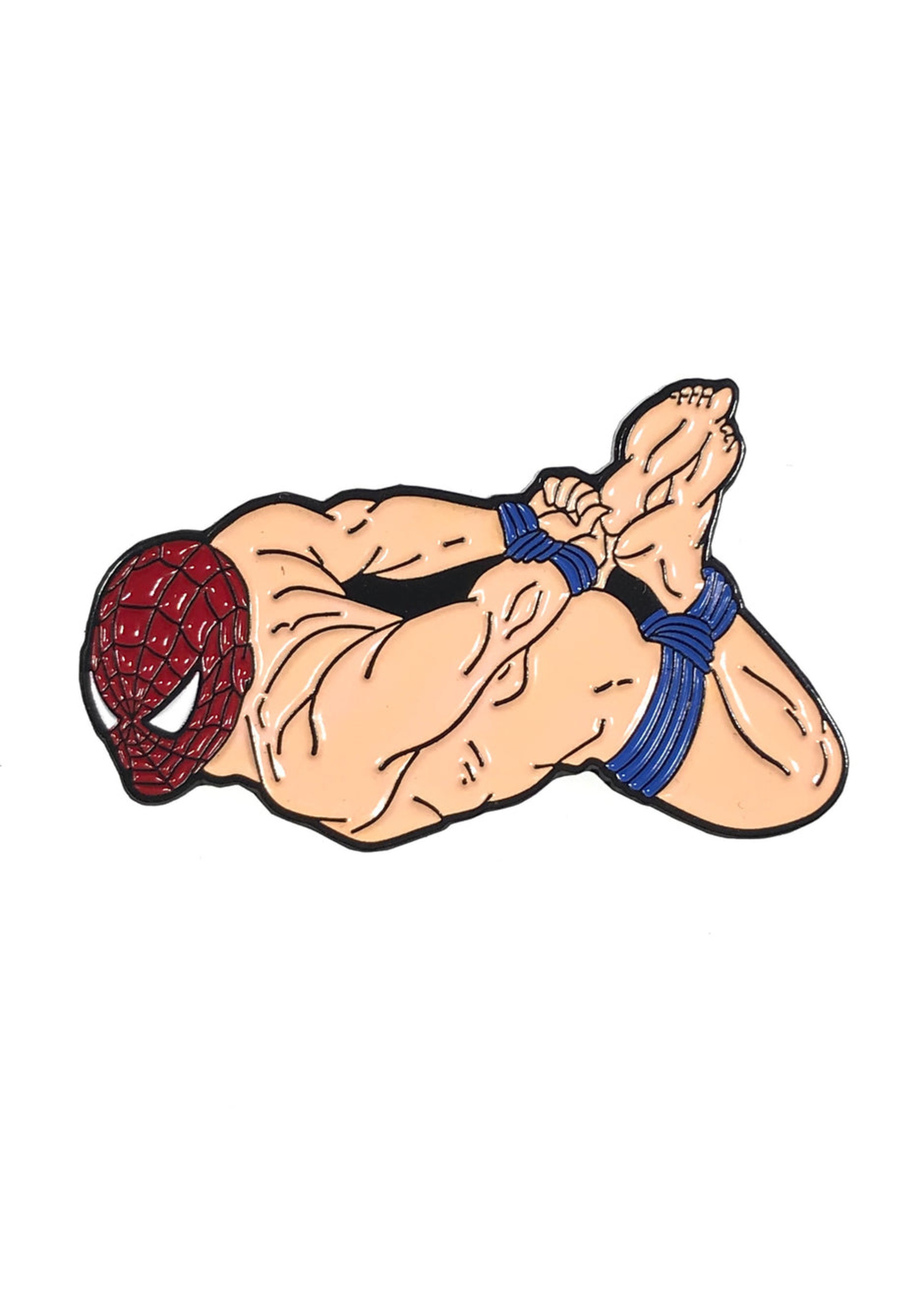 Geeky And Kinky Rope Bottom Peter Enamel Pin
