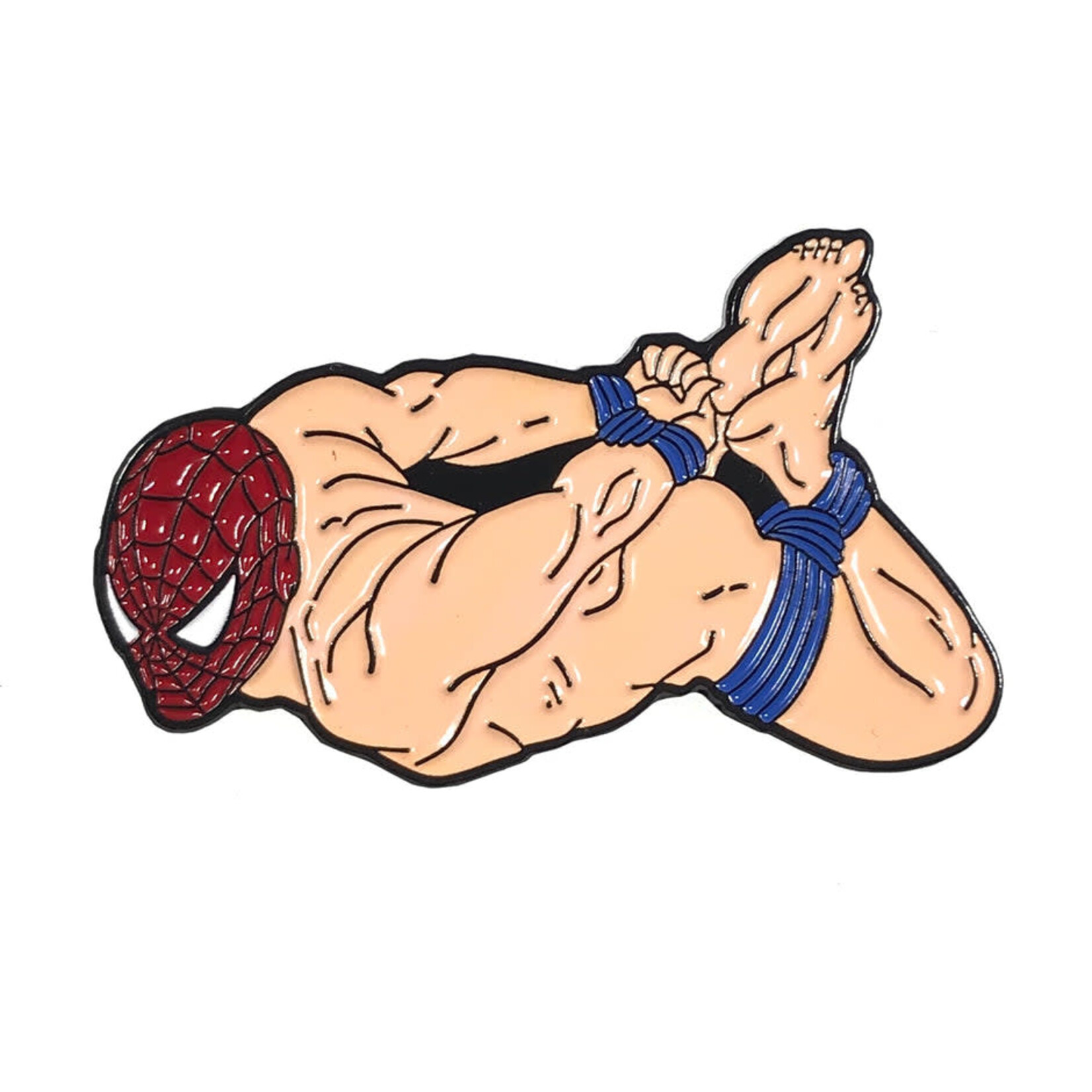 Geeky And Kinky Rope Bottom Peter Enamel Pin