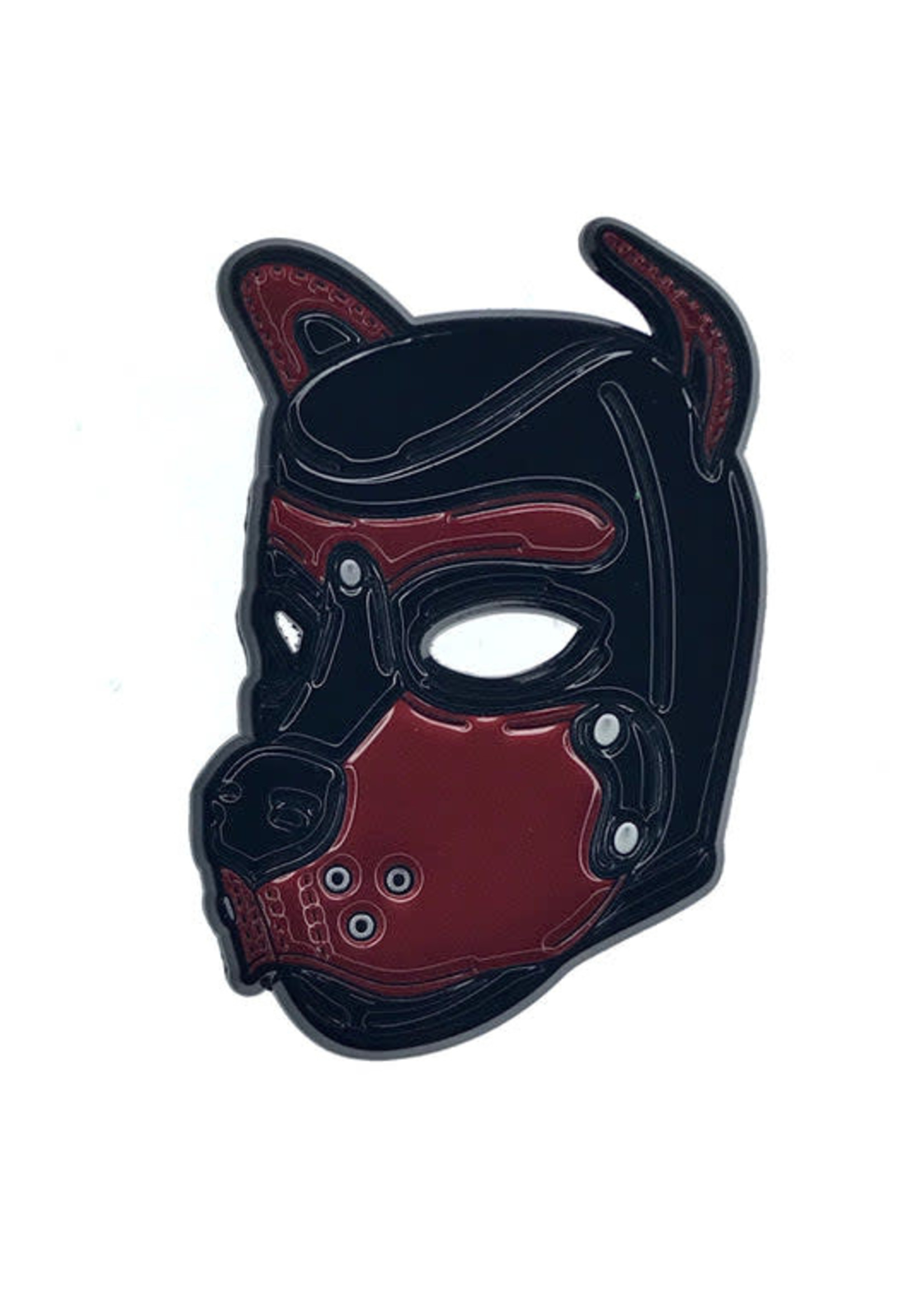 Geeky And Kinky Puppy Hood Enamel Pin - Brown