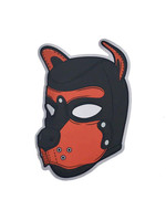 Geeky And Kinky Puppy Hood Sticker - Orange