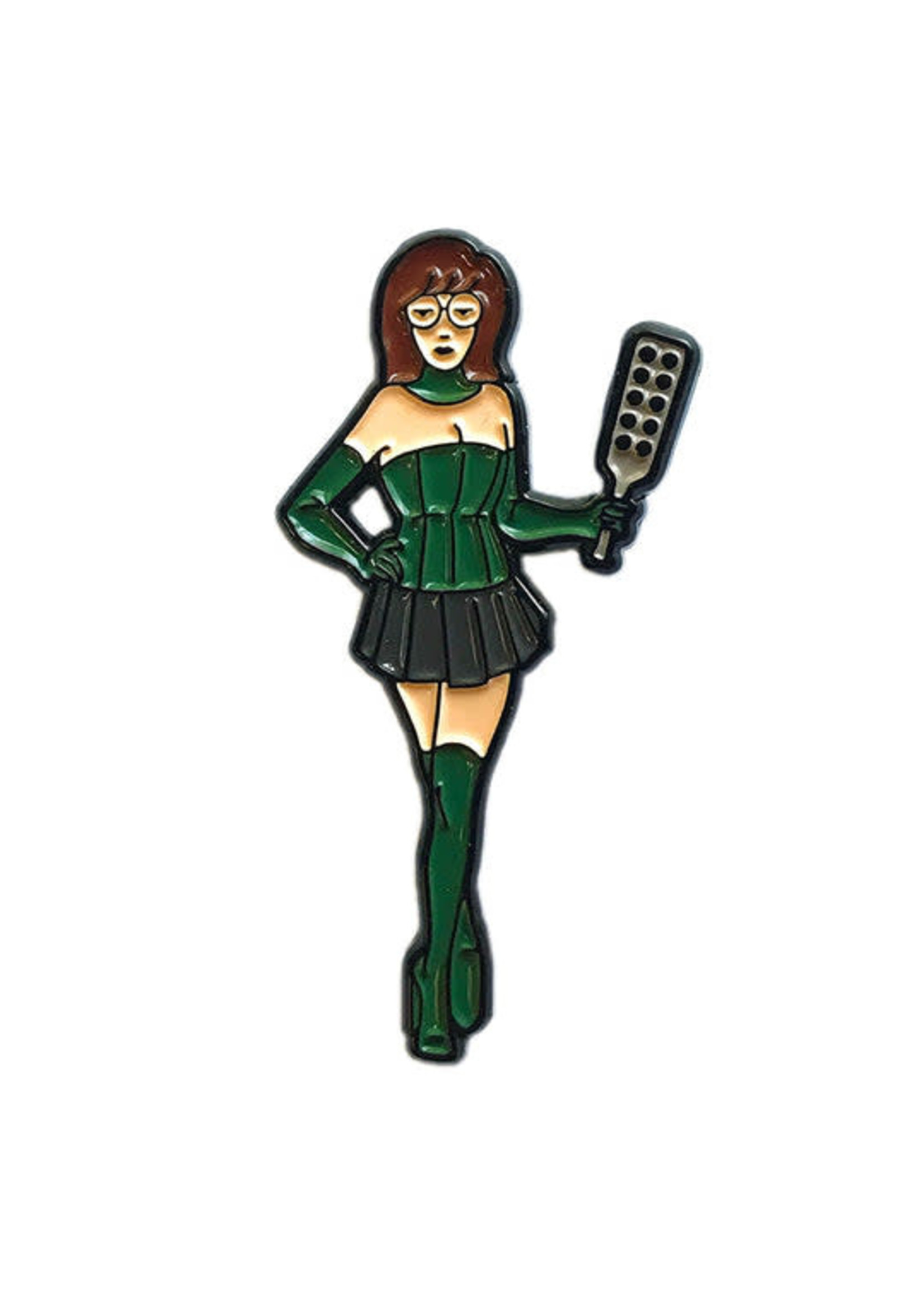 Geeky And Kinky Mistress D Enamel Pin