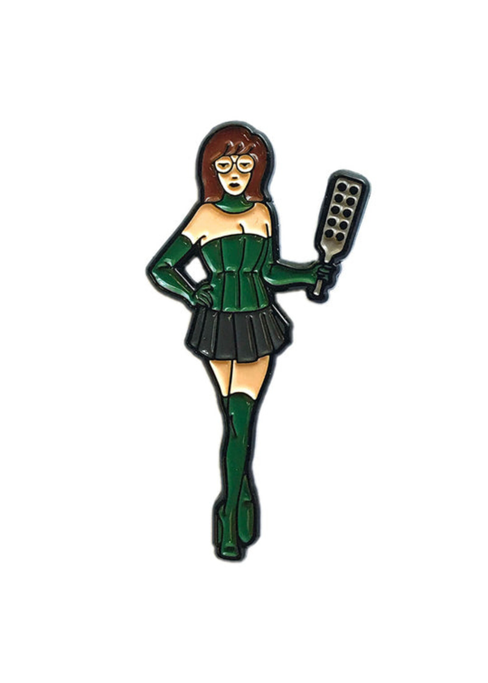 Geeky And Kinky Mistress D Enamel Pin