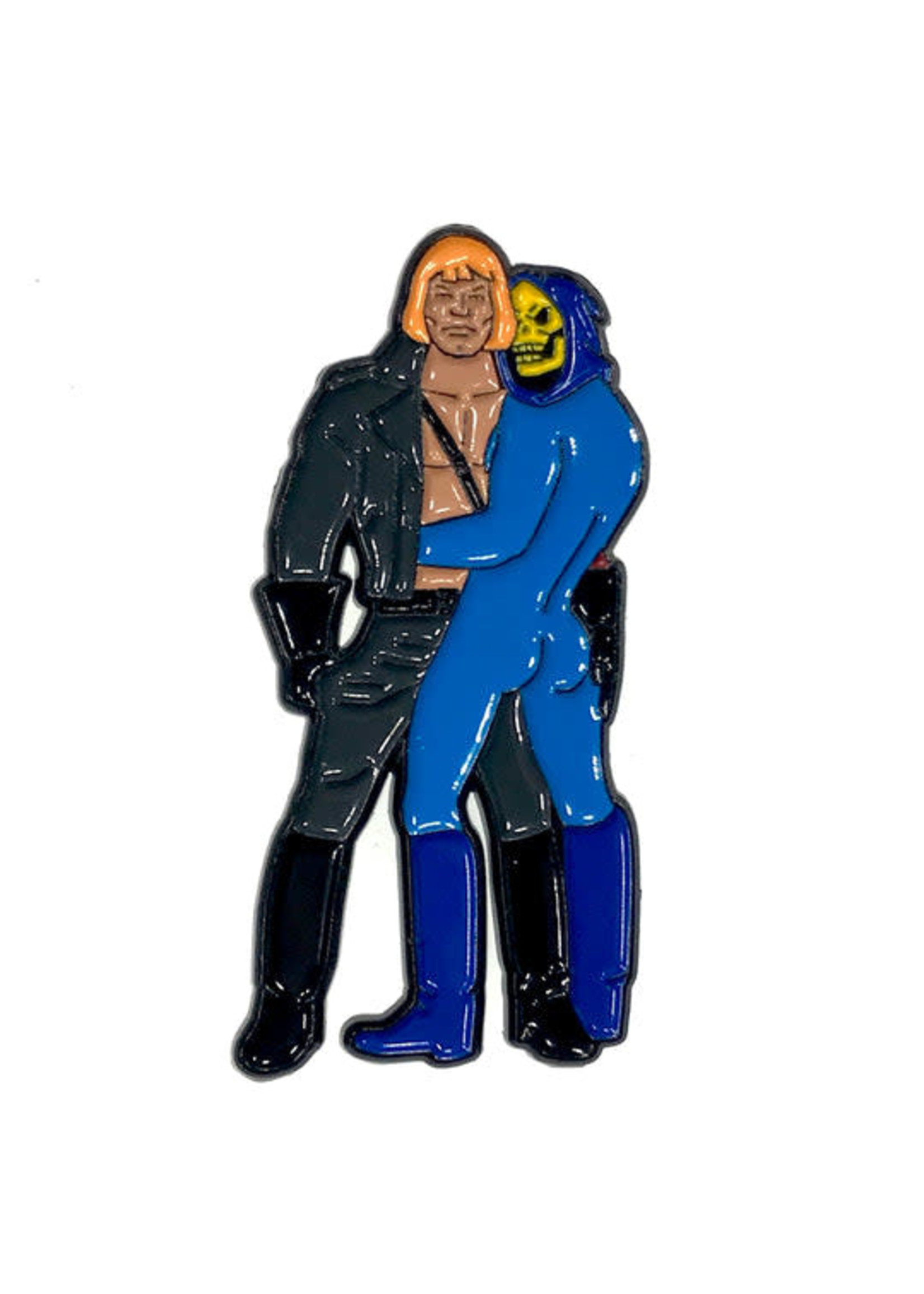 Geeky And Kinky Strongman Enamel Pin