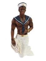 December Diamonds Navy Soul - Merman Ornament