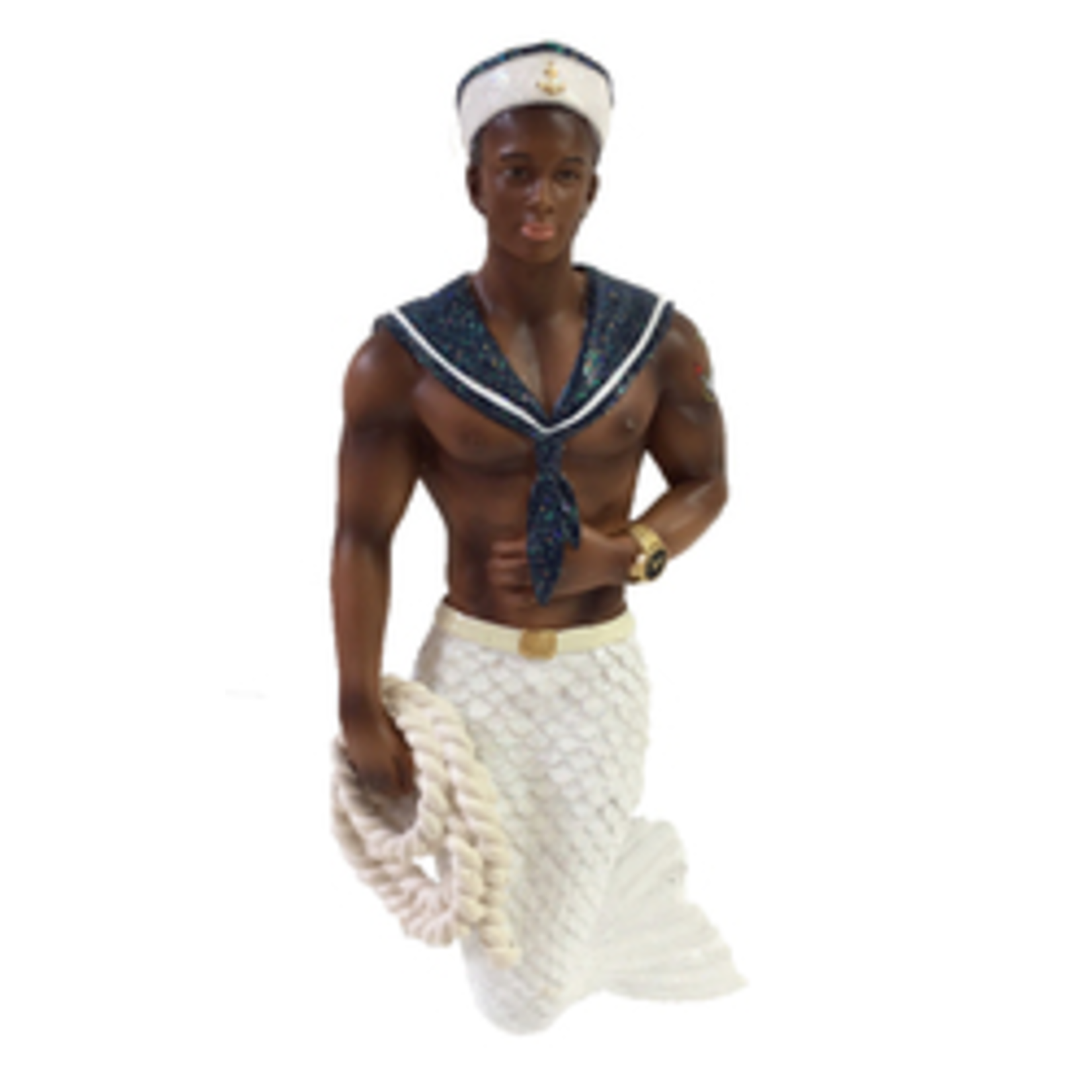 December Diamonds Navy Soul - Merman Ornament