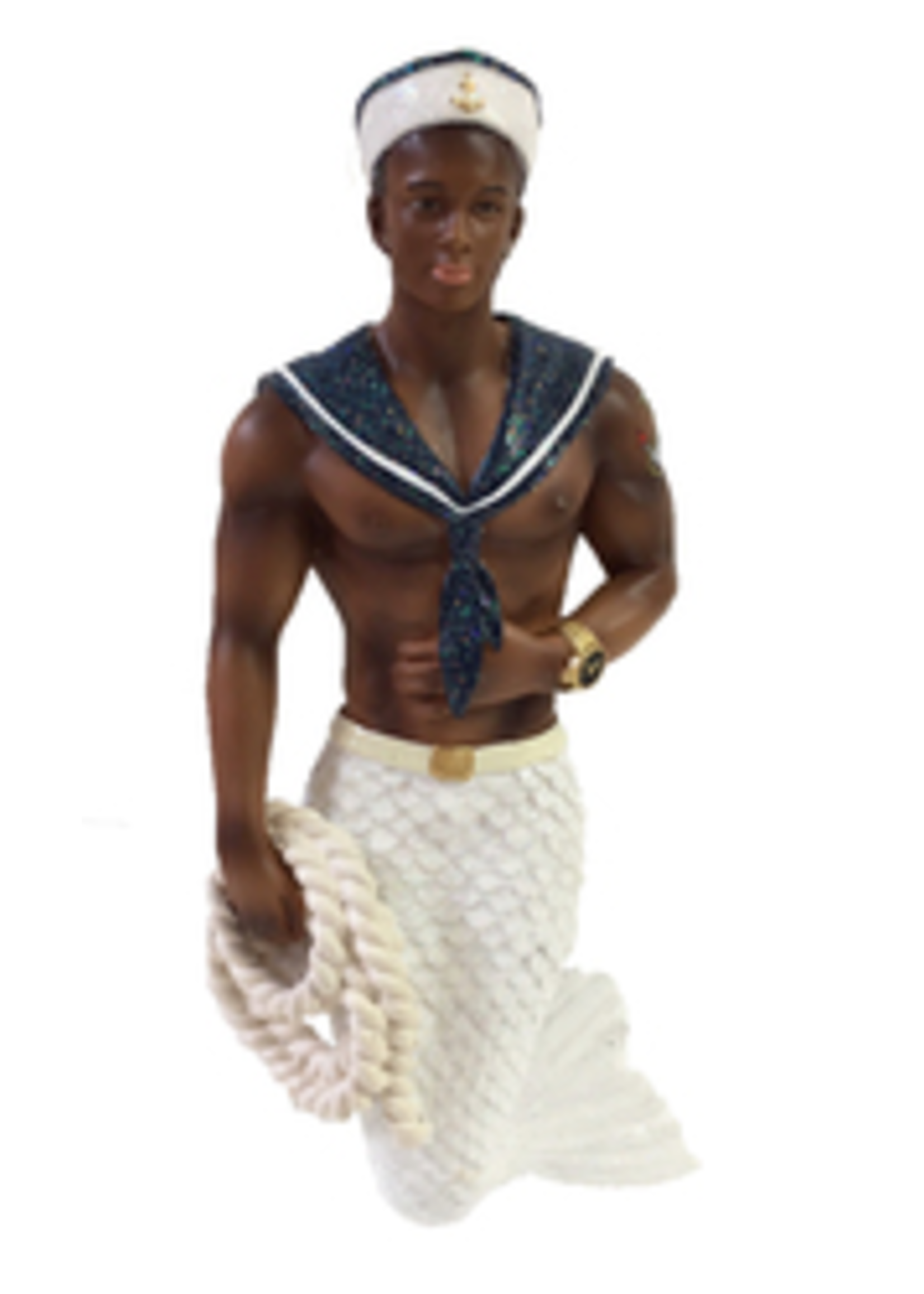 December Diamonds Navy Soul - Merman Ornament