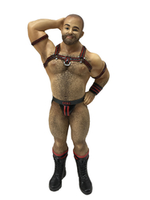 December Diamonds Leather Bear - Poke the Bear Ornament