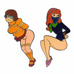 Geeky And Kinky Nerdy Girl & Redhead 5in Enamel Pins (2)