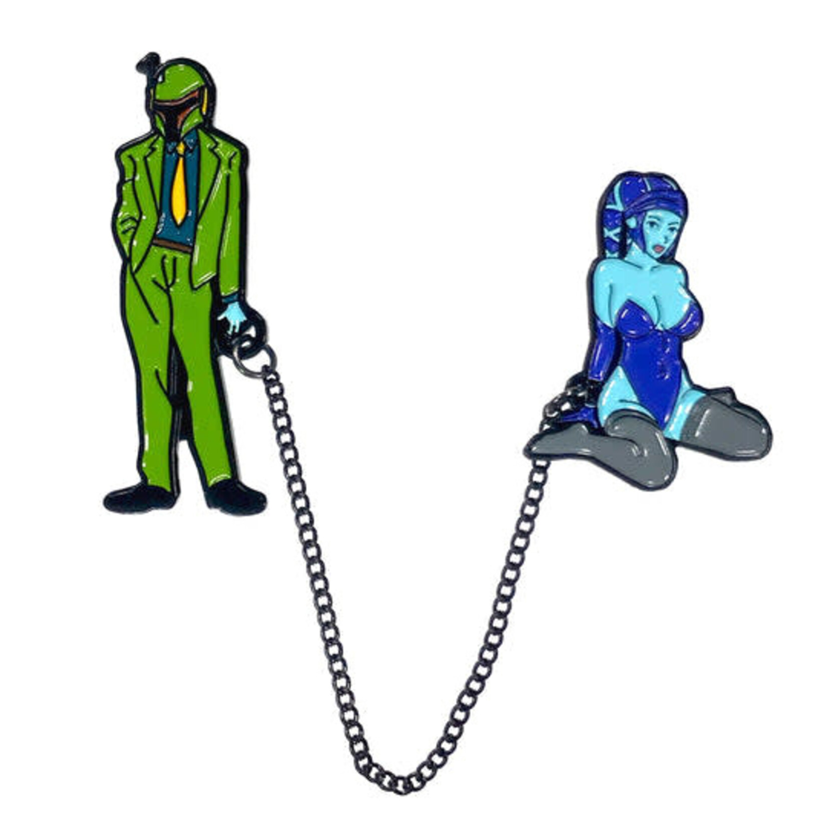 Geeky And Kinky Fett Hunter Life Deluxe Enamel Pin