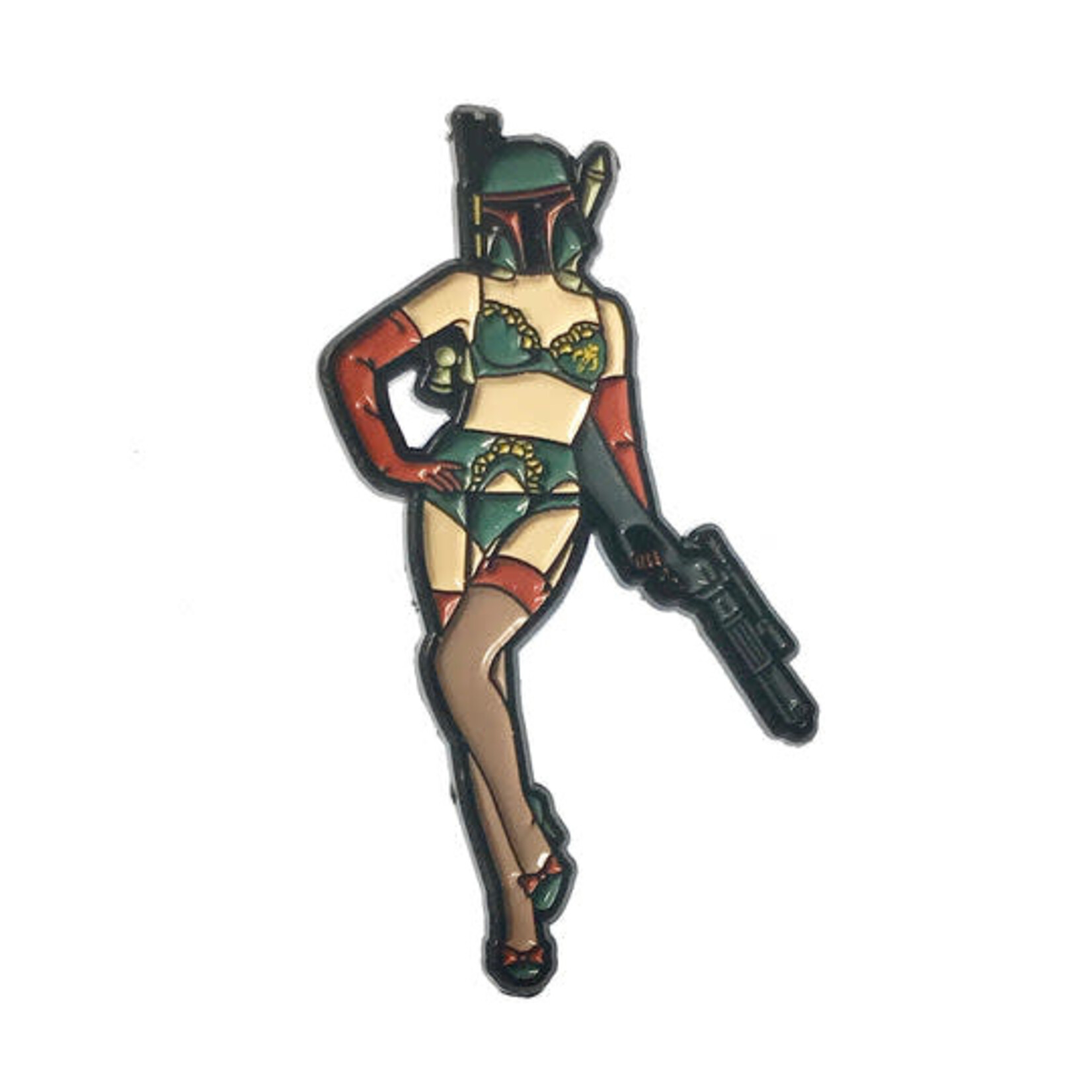 Geeky And Kinky Lady Hunter Enamel Pin