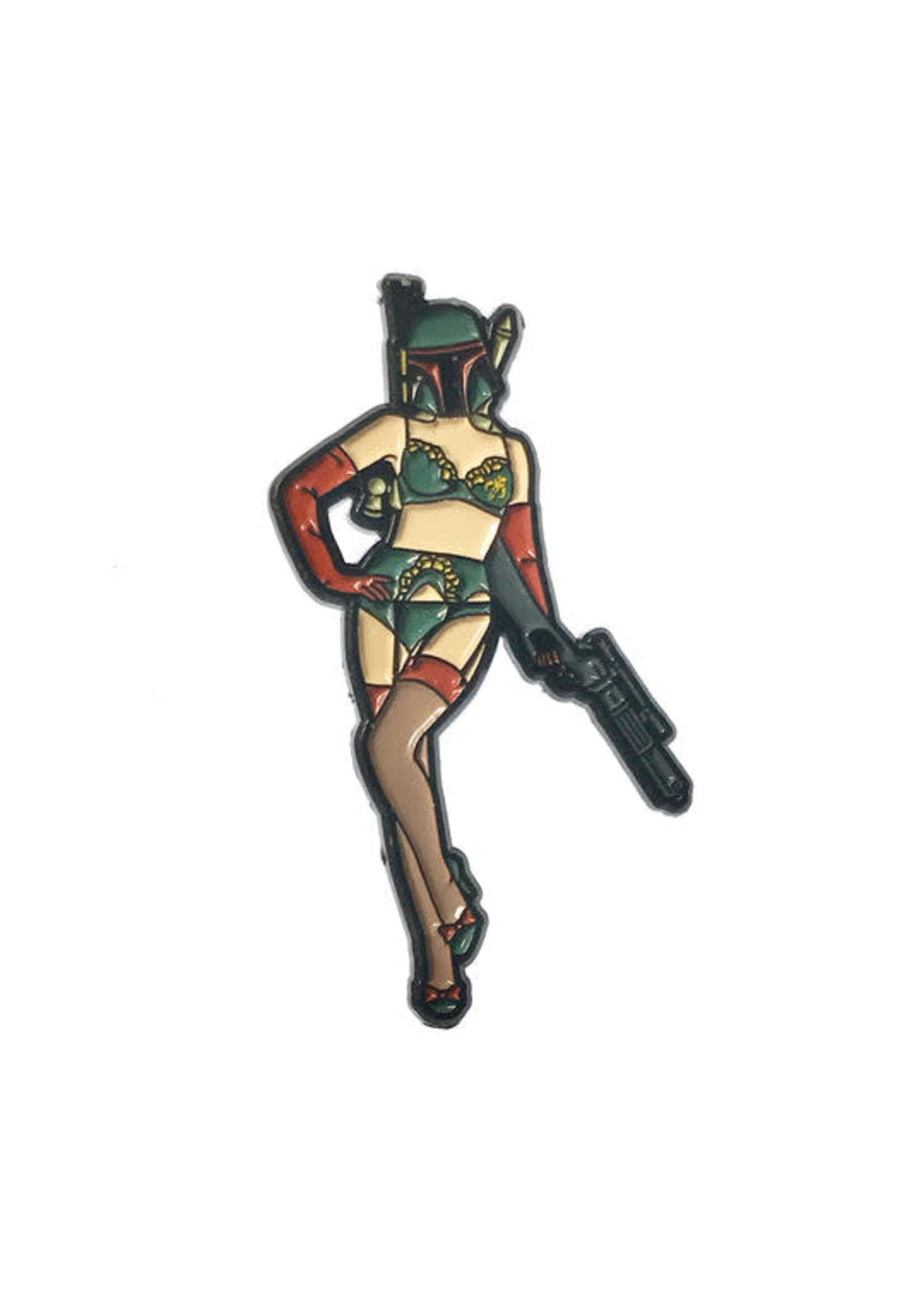 Geeky And Kinky Lady Hunter Enamel Pin