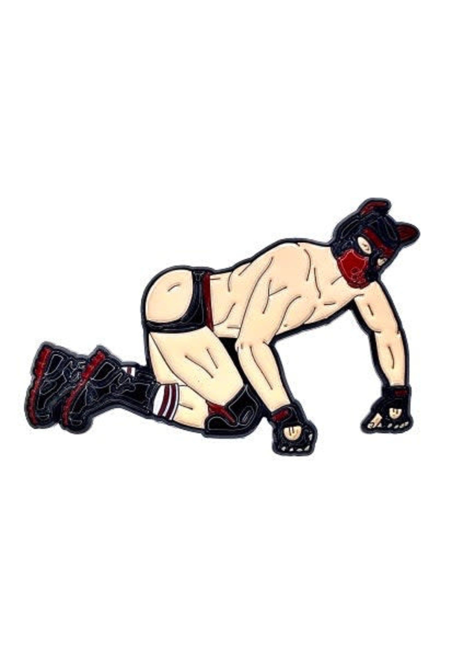 Geeky And Kinky Pup Sid Enamel Pin