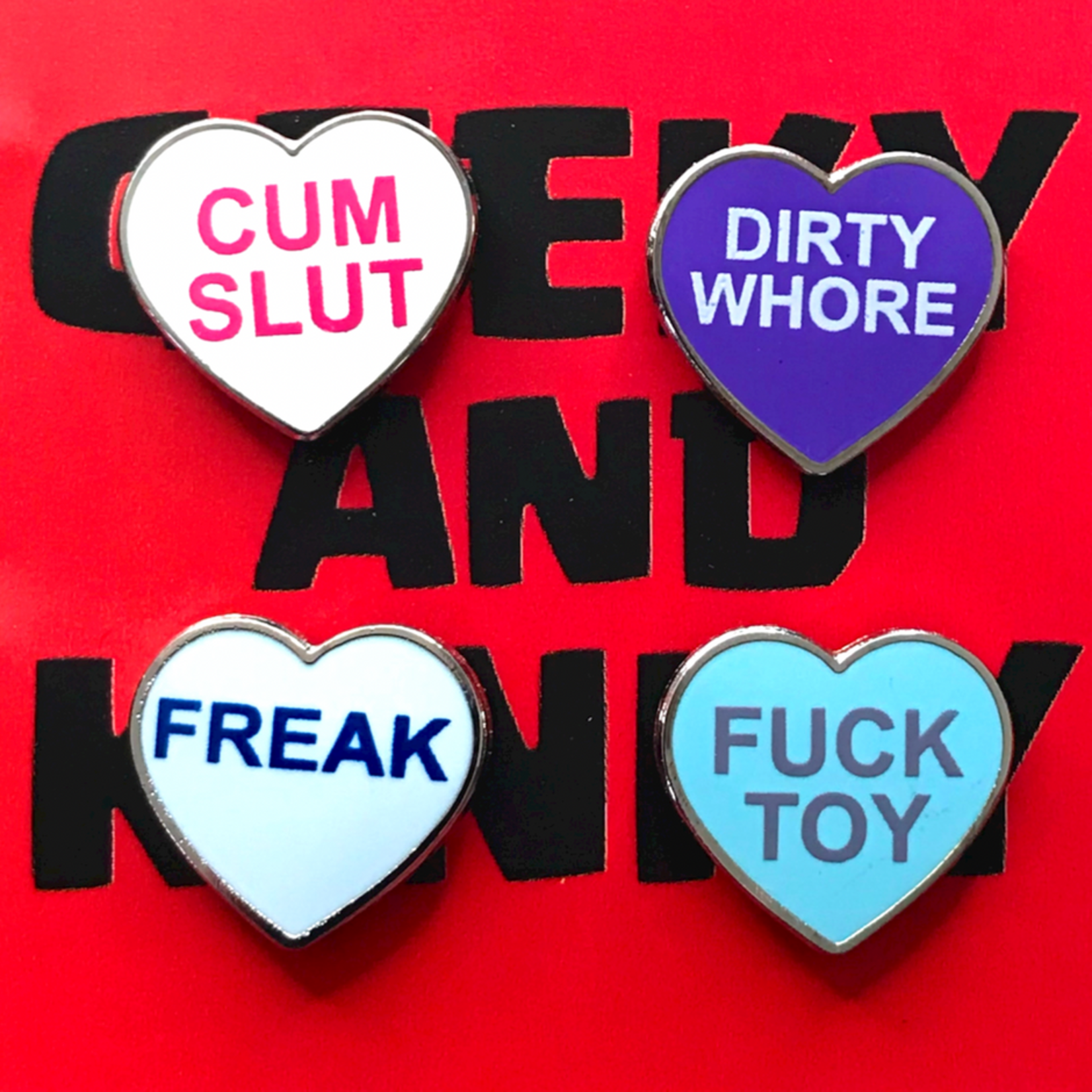Geeky And Kinky Kinky Hearts Series 3 Enamel Pins - 4
