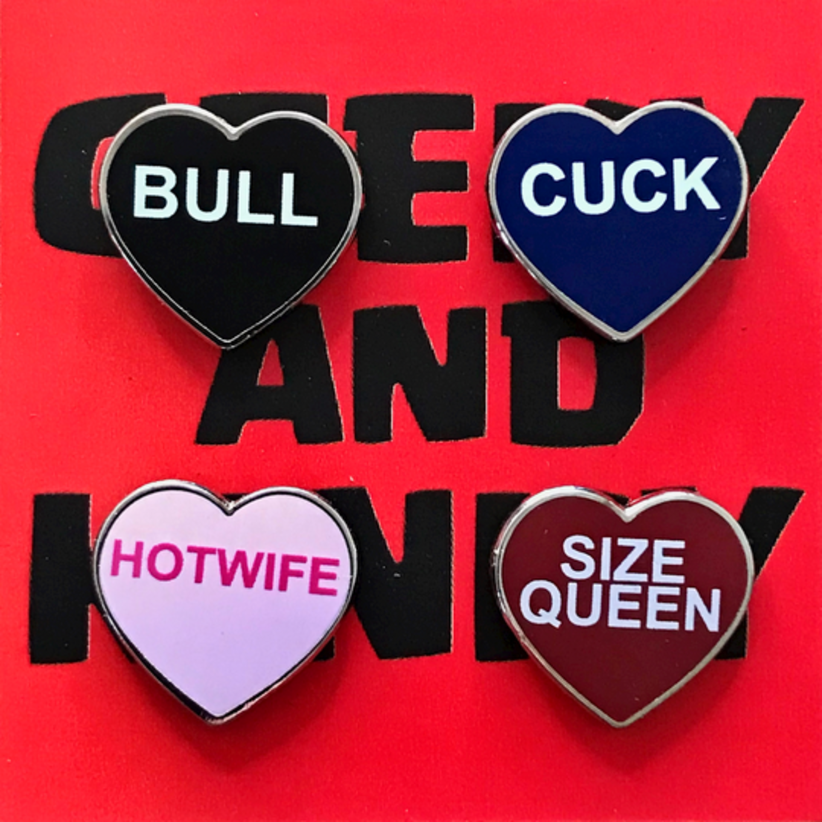 Geeky And Kinky Kinky Hearts Series 4 Enamel Pins - 4