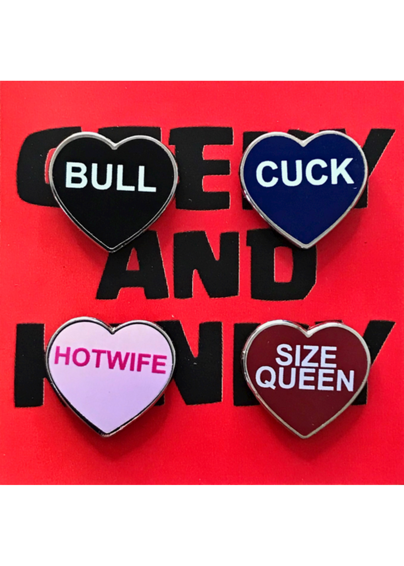 Geeky And Kinky Kinky Hearts Series 4 Enamel Pins - 4