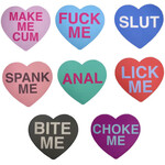 Geeky And Kinky Kinky Hearts - 8 Sticker Set