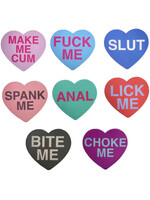 Geeky And Kinky Kinky Hearts - 8 Sticker Set