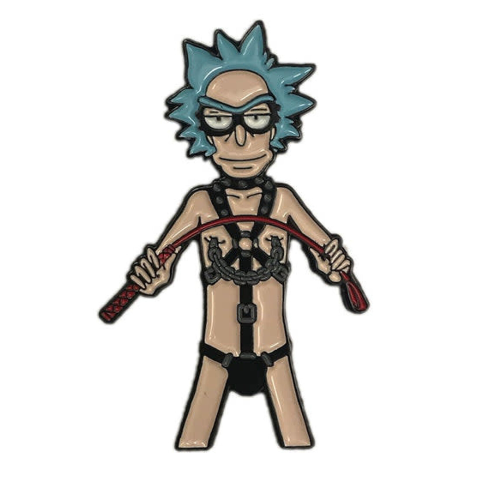 Geeky And Kinky Master Rick Enamel Pin