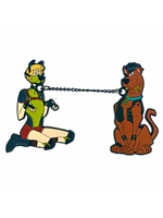 Geeky And Kinky The Dog and the Stoner Pup named Shaggy Enamel Pin