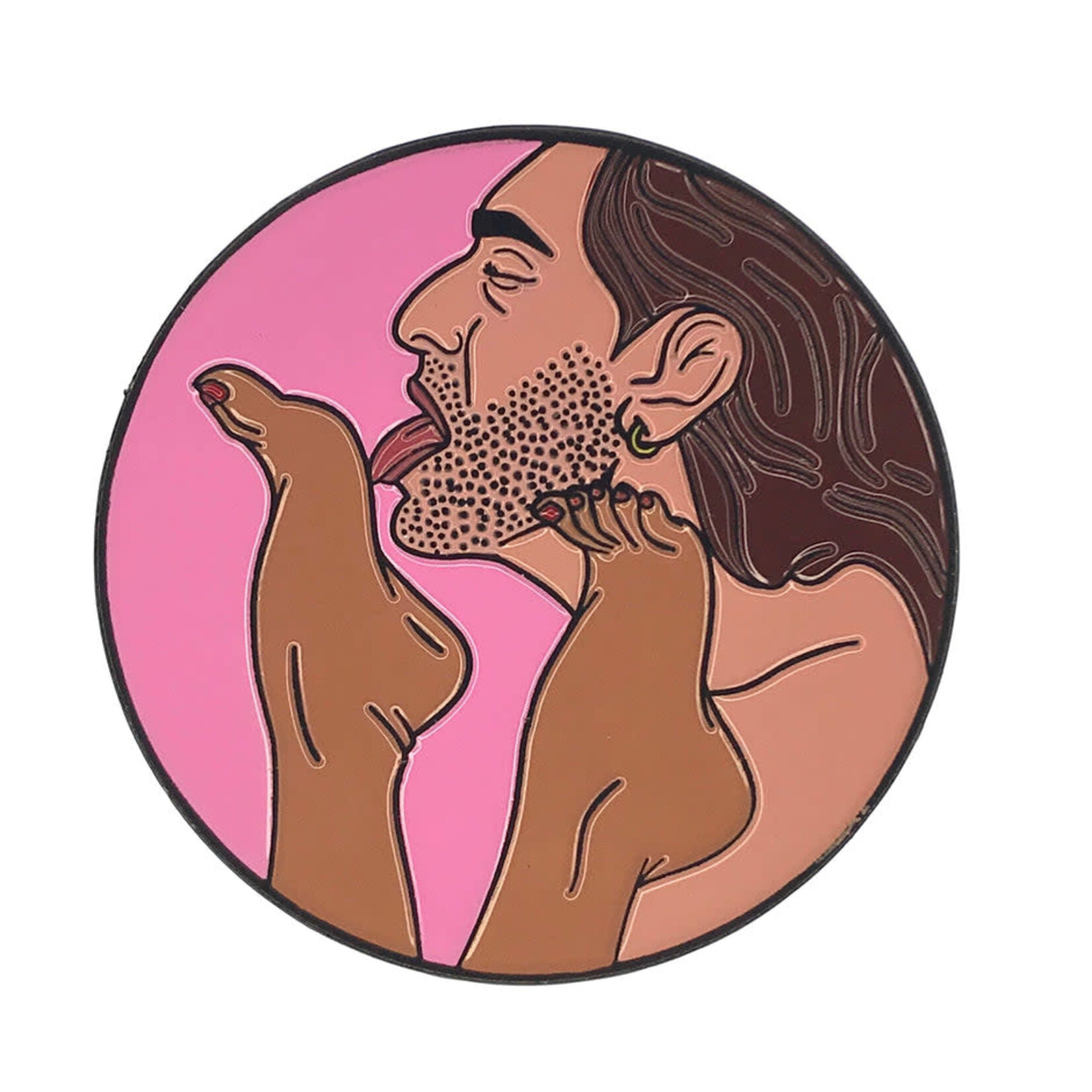 Geeky And Kinky Lick Em Enamel Pin