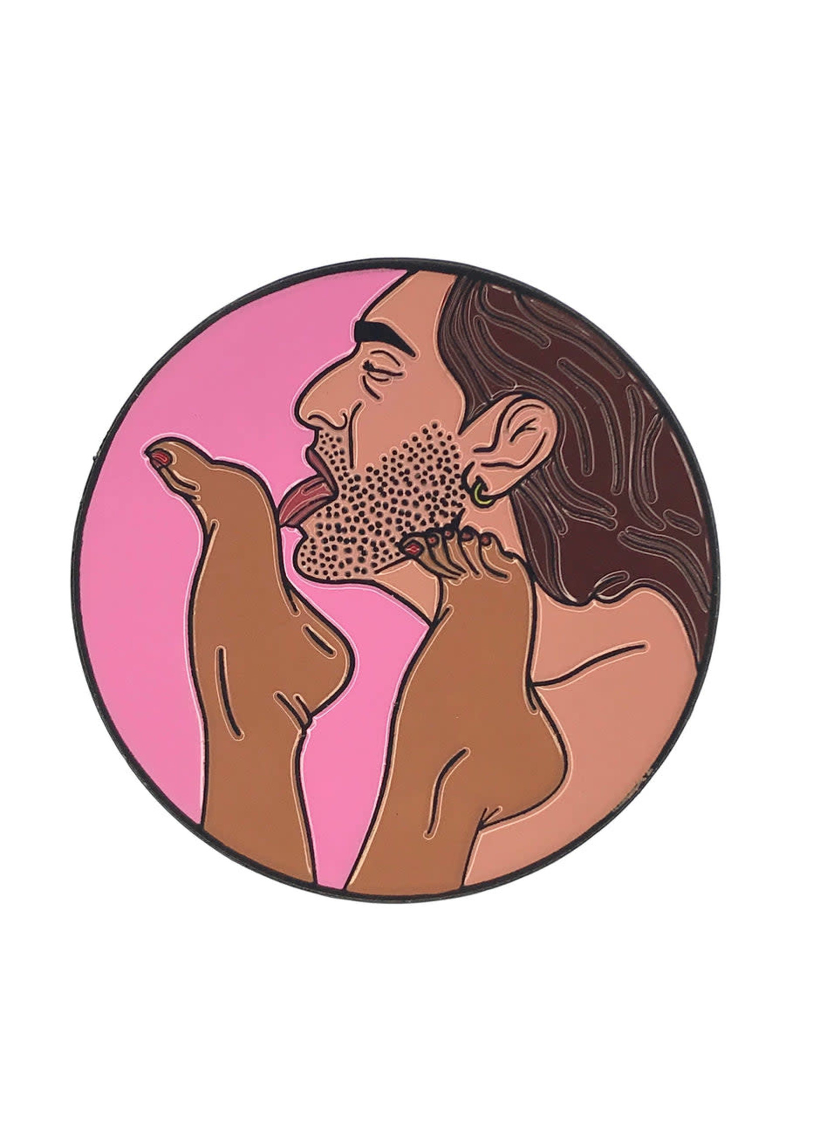 Geeky And Kinky Lick Em Enamel Pin