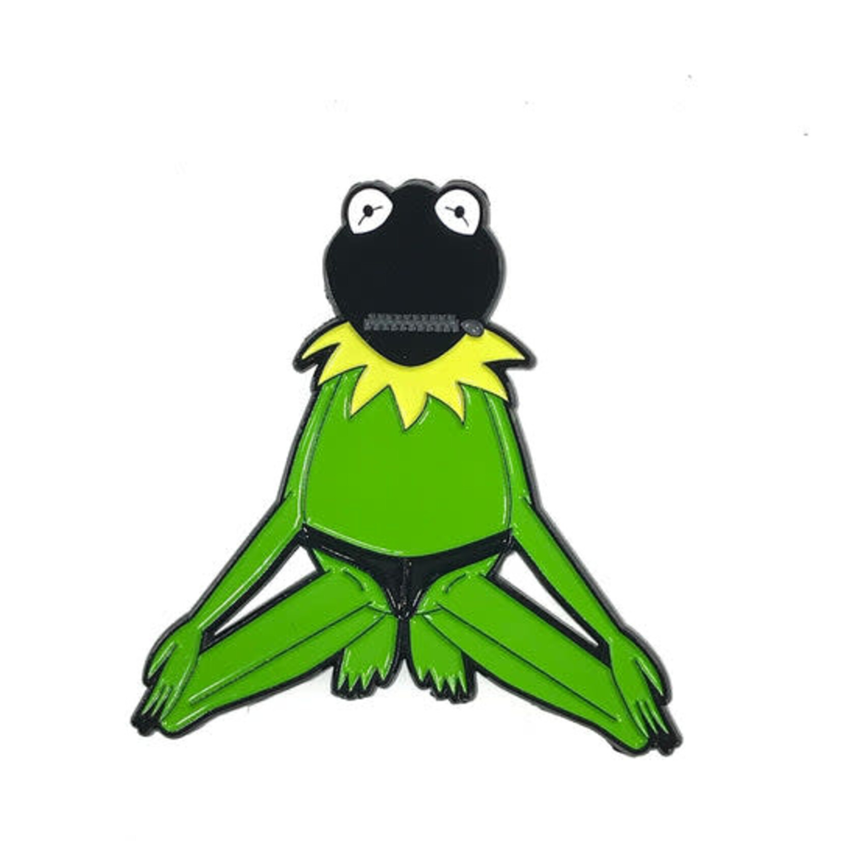 Geeky And Kinky Slave Boy Frog Enamel Pin