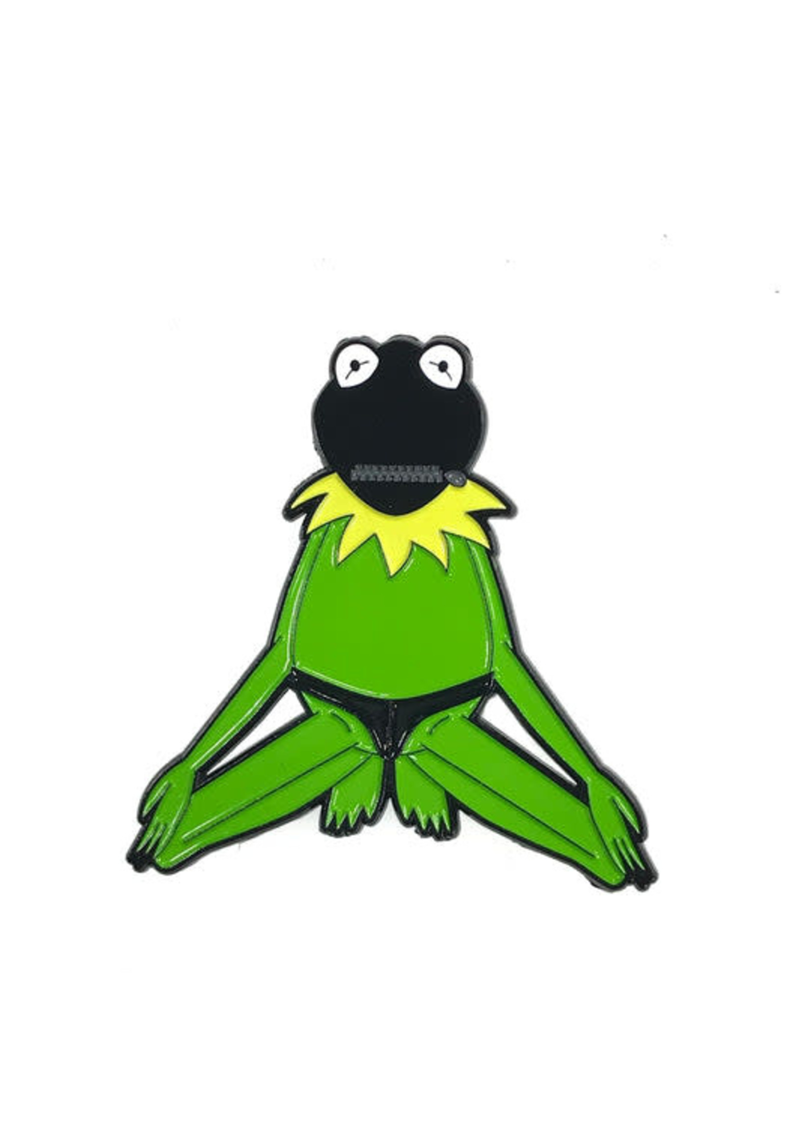 Geeky And Kinky Slave Boy Frog Enamel Pin