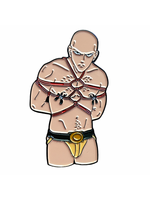Geeky And Kinky Caped Baldy Enamel Pin