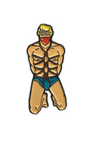 Geeky And Kinky The Blonde Guy Enamel Pin