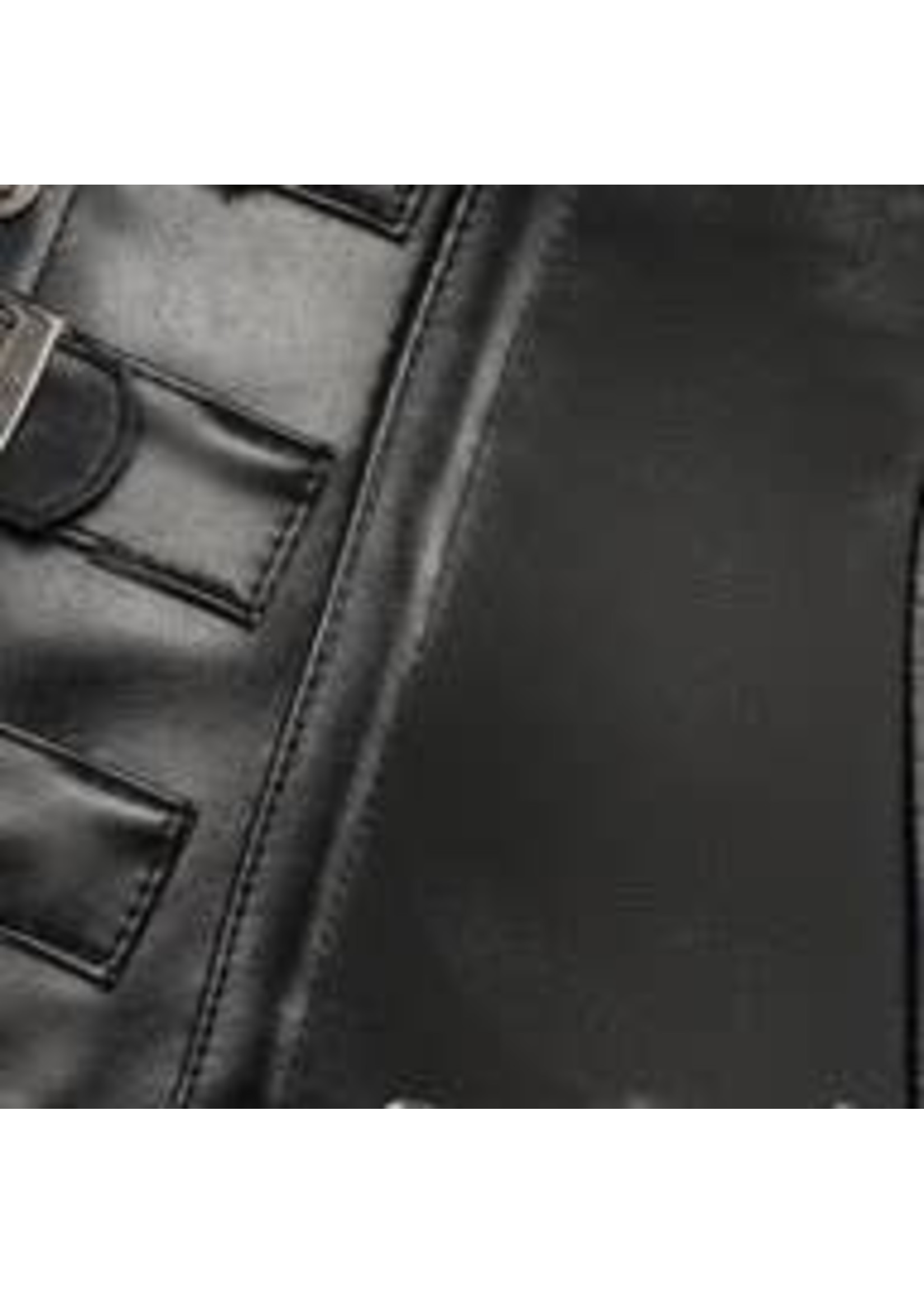 Corset Story Black LTHR/PU Underbust Halter US 12