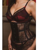 Corset Story Black Lingerie Weight Mesh Underbust Corset