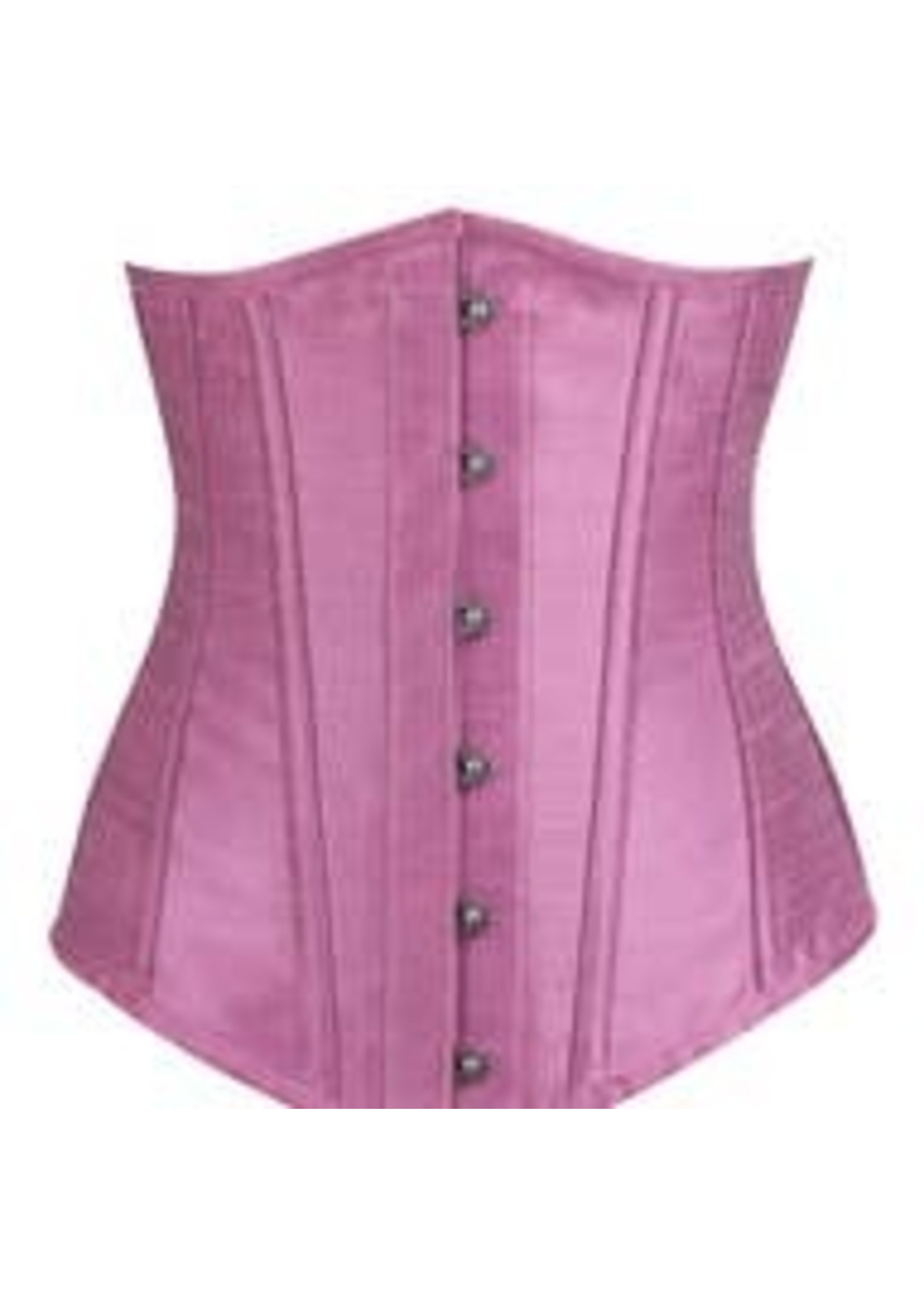 Corset Story Longline Pink Satin Underbust Corset