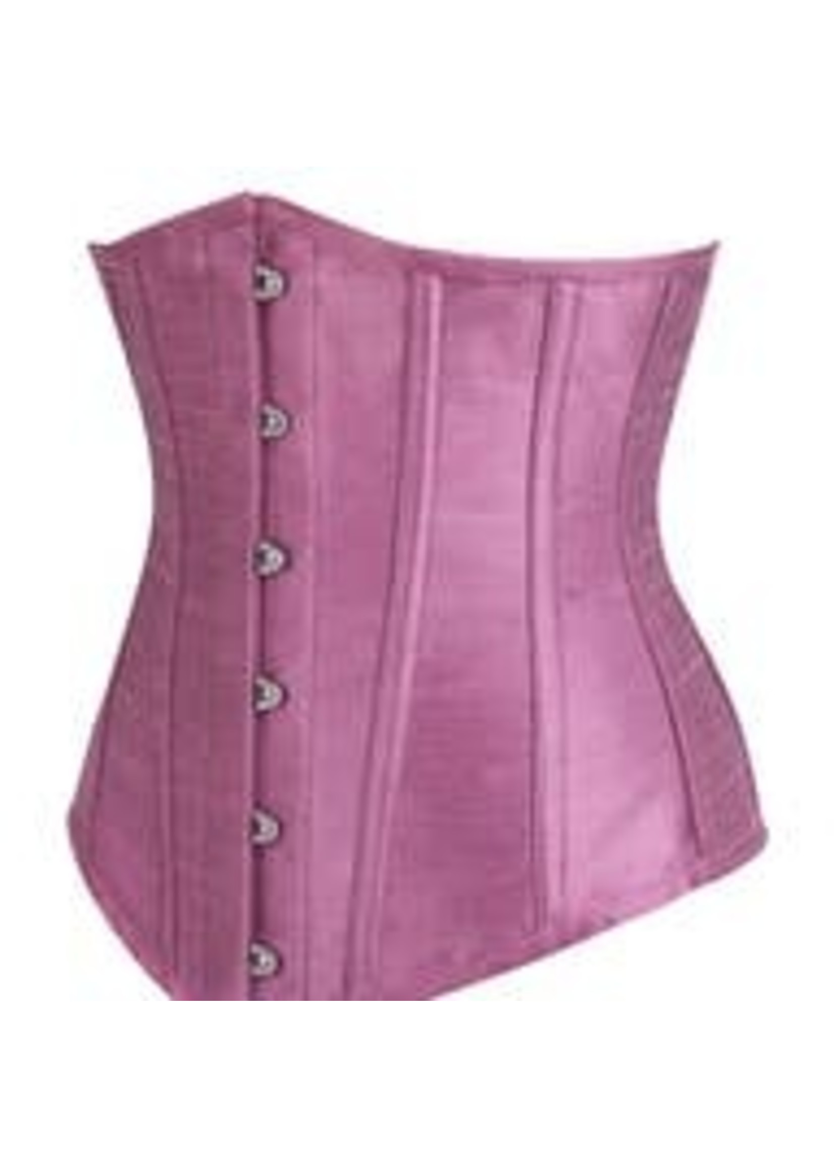 Corset Story Longline Pink Satin Underbust Corset